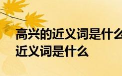 高兴的近义词是什么(最佳答案)成语 高兴的近义词是什么