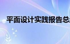 平面设计实践报告总结 平面设计实习总结