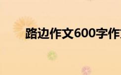 路边作文600字作文 路边作文600字