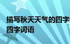 描写秋天天气的四字词语有哪些? 秋天天气的四字词语