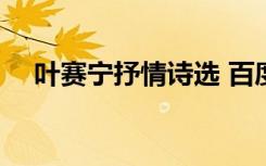 叶赛宁抒情诗选 百度网盘 叶赛宁抒情诗