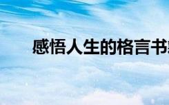 感悟人生的格言书籍 感悟人生的格言