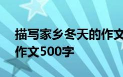 描写家乡冬天的作文600字 描写家乡的冬天作文500字