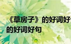 《草房子》的好词好句摘抄第四章 《草房子》的好词好句