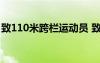 致110米跨栏运动员 致跨栏110运动员加油稿