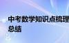 中考数学知识点梳理图 中考数学知识点学习总结