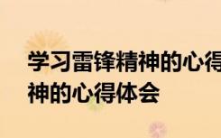 学习雷锋精神的心得体会300字 学习雷锋精神的心得体会