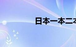 日本一本二本区别在哪里