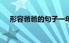 形容爸爸的句子一年级 形容爸爸的句子