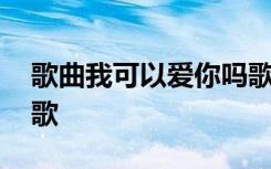 歌曲我可以爱你吗歌词 我可以爱你吗爱情诗歌