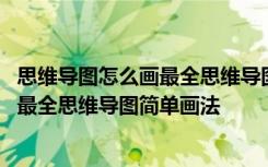 思维导图怎么画最全思维导图简单画法教程 思维导图怎么画最全思维导图简单画法