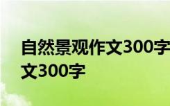 自然景观作文300字左右大同篇 自然景观作文300字