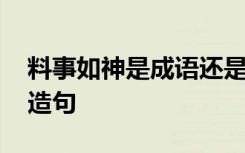 料事如神是成语还是词语 料事如神的解释及造句