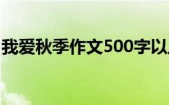 我爱秋季作文500字以上 我爱秋季作文500字