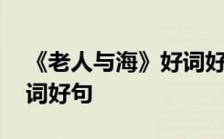 《老人与海》好词好句英语 《老人与海》好词好句