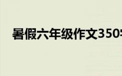 暑假六年级作文350字 暑假的六年级作文