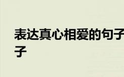 表达真心相爱的句子短句 表达真心相爱的句子