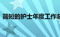 简短的护士年度工作总结 护士简短年度总结