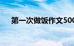 第一次做饭作文500字 第一次做饭作文