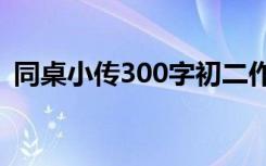 同桌小传300字初二作文 同桌小传小学作文