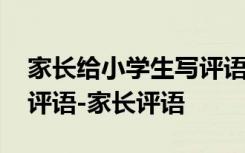 家长给小学生写评语短语 简短家长对小学生评语-家长评语