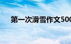 第一次滑雪作文500字 第一次滑雪作文