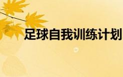 足球自我训练计划 足球个人训练计划