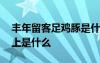 丰年留客足鸡豚是什么意思 丰年留客足鸡豚上是什么