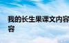 我的长生果课文内容梳理 我的长生果课文内容