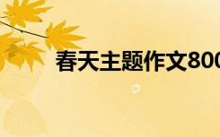 春天主题作文800字 春天主题作文