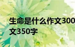 生命是什么作文300字 生命是什么四年级作文350字