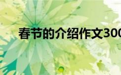 春节的介绍作文300字 春节的介绍作文