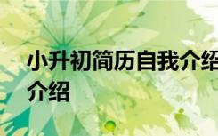 小升初简历自我介绍100字 小升初简历自我介绍