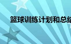 篮球训练计划和总结 篮球训练计划模板