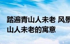 踏遍青山人未老 风景这边独好的寓意 踏遍青山人未老的寓意