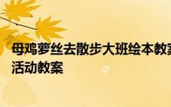 母鸡萝丝去散步大班绘本教案 《母鸡萝丝去散步》大班阅读活动教案