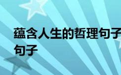 蕴含人生的哲理句子有哪些 蕴含人生的哲理句子