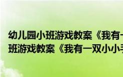 幼儿园小班游戏教案《我有一双小小手》设计意图 幼儿园小班游戏教案《我有一双小小手》