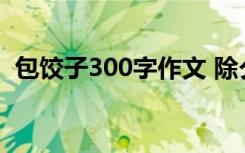 包饺子300字作文 除夕包饺子的作文500字