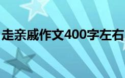 走亲戚作文400字左右 过年走亲戚作文400字