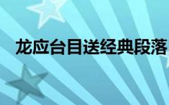 龙应台目送经典段落 龙应台目送经典语录