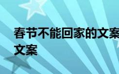 春节不能回家的文案怎么写 春节不能回家的文案