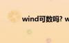 wind可数吗? wind到底可数吗