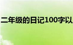 二年级的日记100字以上 二年级的日记100字