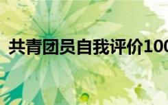 共青团员自我评价100字 共青团员自我评价