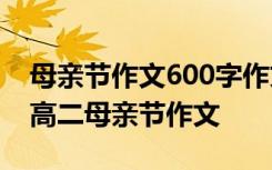 母亲节作文600字作文高中 母亲节作文800_高二母亲节作文