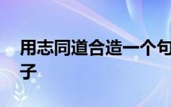 用志同道合造一个句子 用志同道合造句的例子