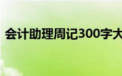 会计助理周记300字大全40篇 会计实习周记