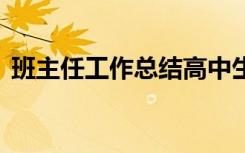 班主任工作总结高中生 班主任工作总结高中