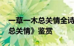 一草一木总关情全诗 语文咏物诗《一草一木总关情》鉴赏